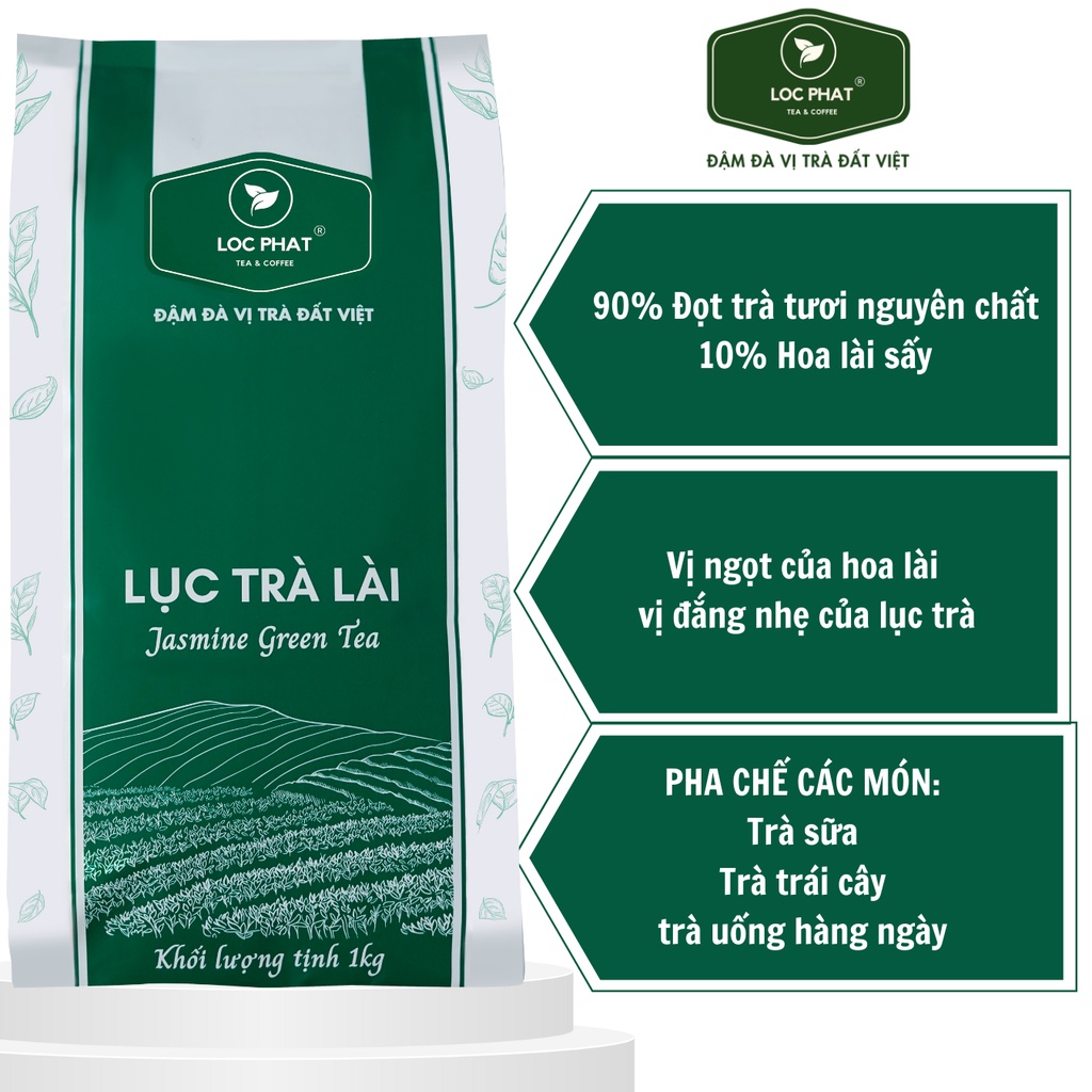 Lục Trà Lài Lộc Phát - 1KG - Dùng Để Pha Chế Đồ Uống