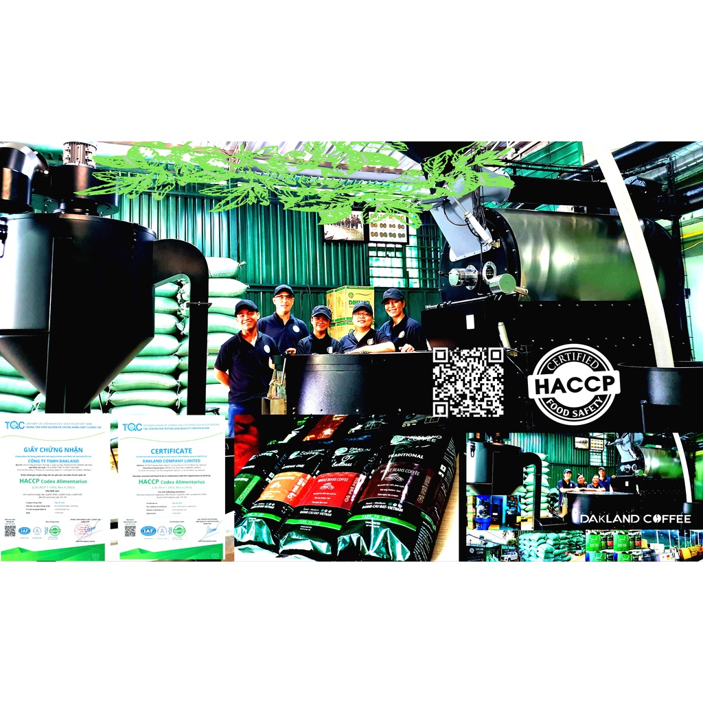 Cà Phê Rang Xay Nguyên Chất - DAKLAND COFFEE- ORIGINAL | BigBuy360 - bigbuy360.vn