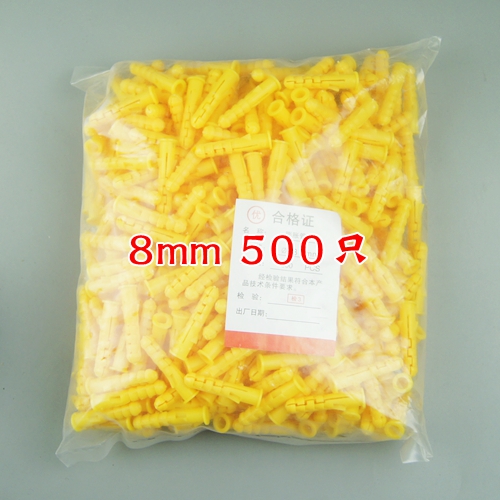 Ống mở rộng màu xanh lá cây chính hãng 6MM 8MM 1000 loại nhựa thông thẳng với ốc vít tự tấn công