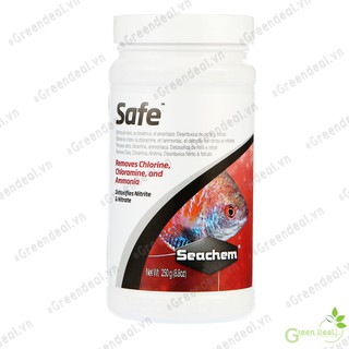 SEACHEM - Safe (Hộp 250 gram) | Xử lý nước cao cấp hồ thủy sinh
