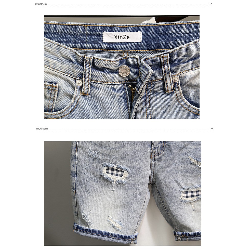 Quần Short Jean Nam Chất Bò Co Giãn❤️FREESHIP❤️Quần Đùi Nam thời trang cao cấp (kèm hình thật) Tô Tồ Shop - QSJNM308 | BigBuy360 - bigbuy360.vn