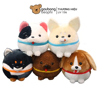 Gối Mền Chó Tròn Gấu Bông Béo Phì