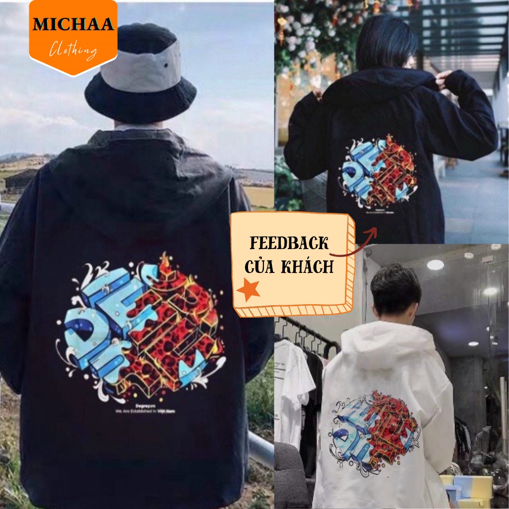 Áo Khoác Bomber Dù DEGREY Nam Nữ Ulzzang Unisex From Rộng Jacket - MICHAA