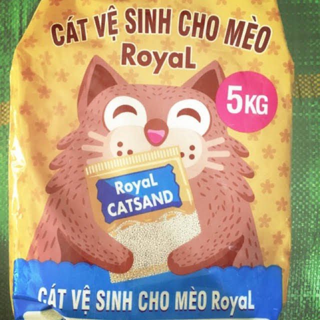 CÁT VỆ SINH CHO MÈO ROYAL 5KG CÓ MÙI