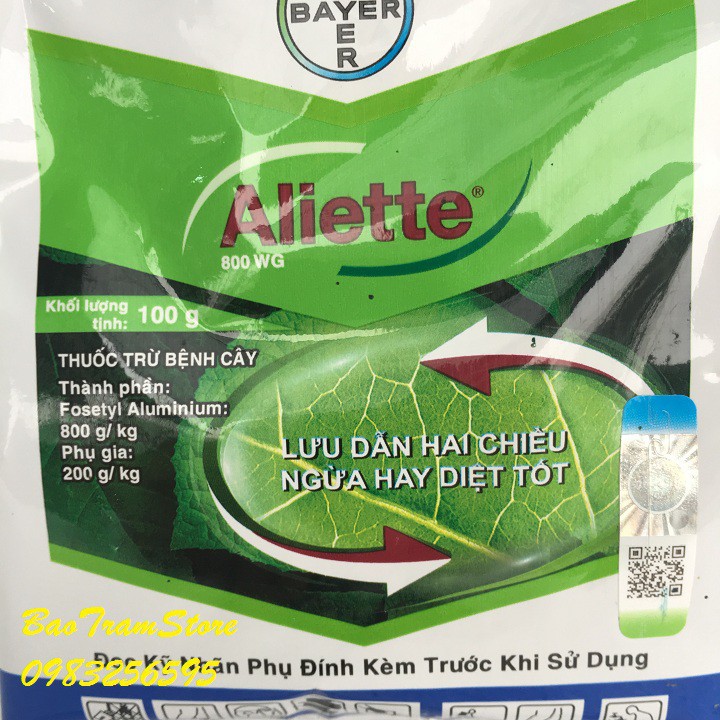 [SIEURE] Chế phẩm trừ nấm bệnh cao cấp Aliette 800Wg gói 100g hàng đẹp, phân phối chuyên nghiệp.