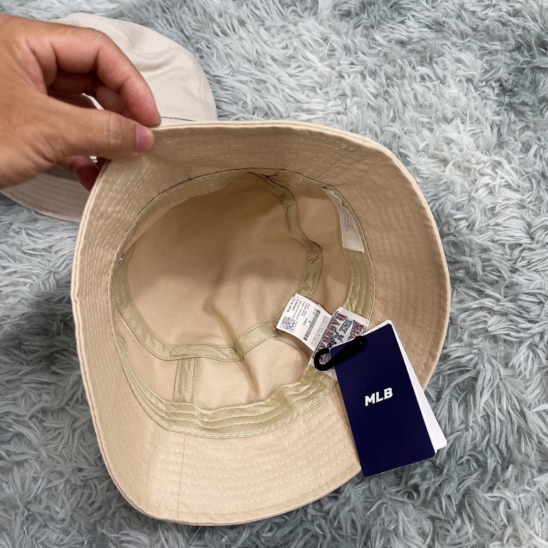 | Tổng hợp | Nón kết thời trang MLB NY YANKEES BUCKET HAT BEIGE Freesize - Ảnh thật 100%