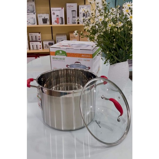 Nồi luộc gà inox Smartcook đáy 5 lớp size 30cm SM3141- HÀNG CHÍNH HÃNG