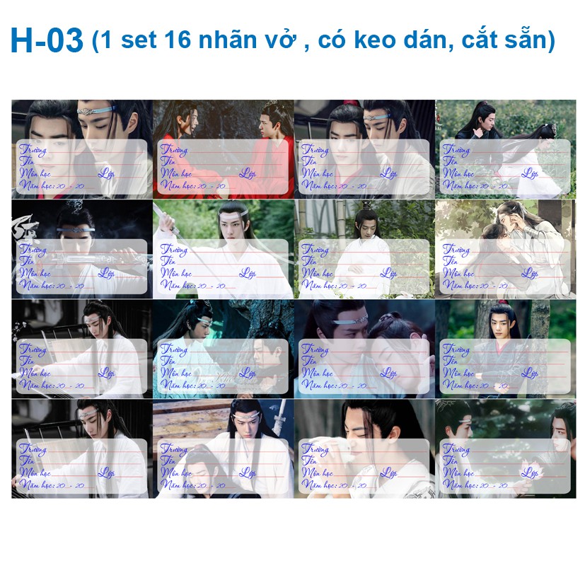 Nhãn Vở Phim Trần Tình Lệnh