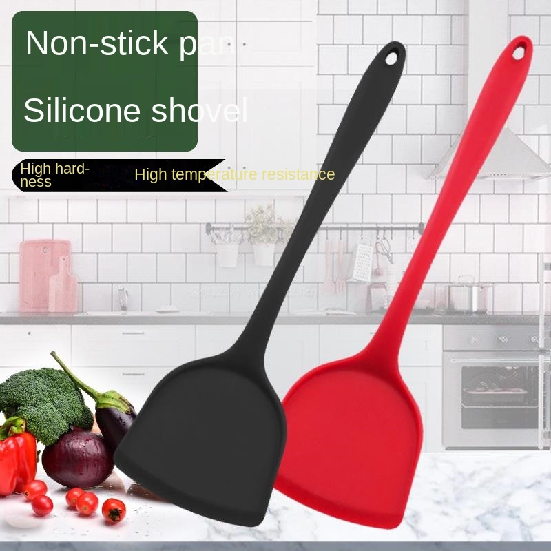 ▼❐∏Thìa silicone Dụng cụ nhà bếp Thìa nấu ăn Thìa chống dính Dụng cụ nấu ăn Silicone Thìa silicone Dụng cụ làm bếp
