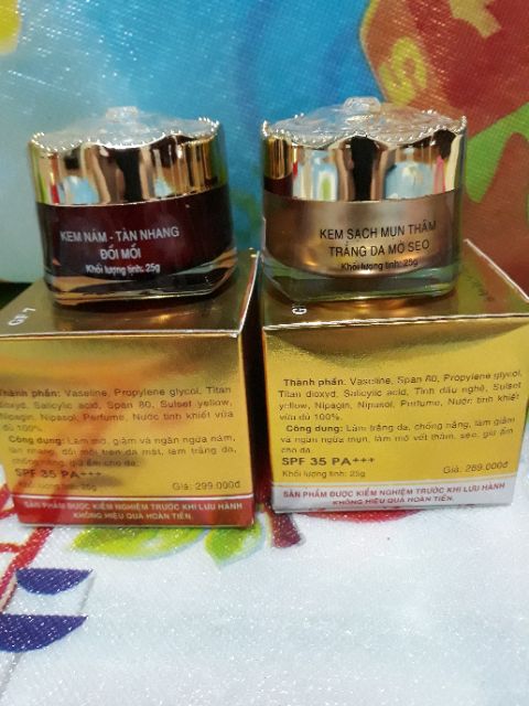 Kem nám Linh Chi Vàng 25g