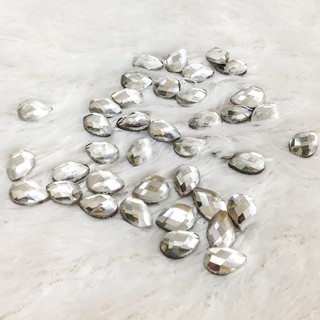 Đá xoàn ủi áo hong kong hình giọt nước trang trí đính kết trang phục váy đầm ao dài