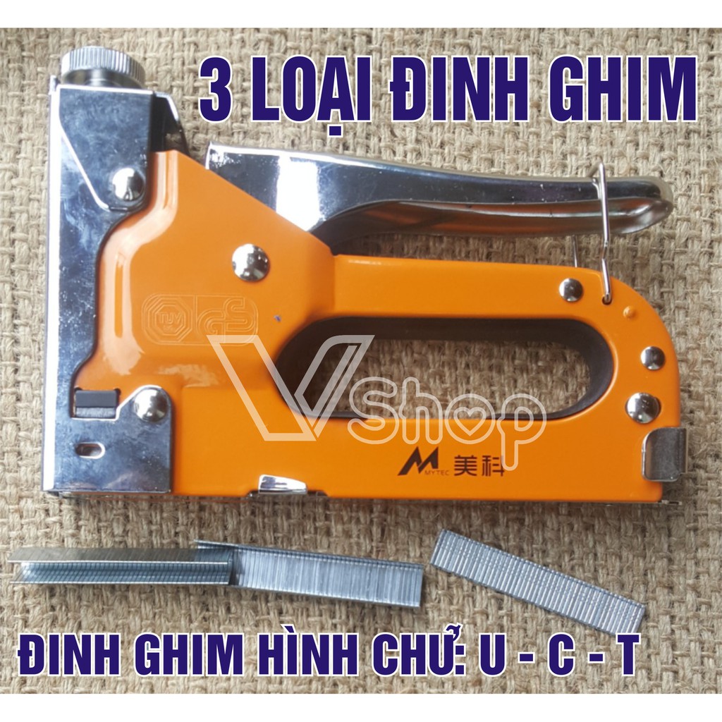 Máy bắn đinh ghim đa năng. Bắn được 3 loại đinh ghim khác nhau