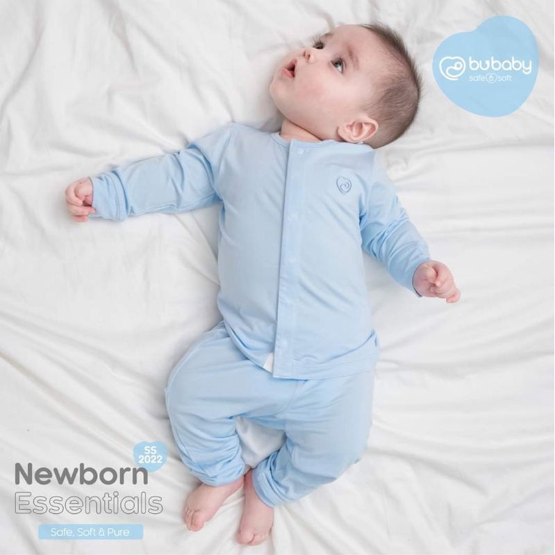 Bộ Sơ Sinh Cài Giữa BU Bambus B5 • 0-3M 3-6M 6-9M • Choding Home