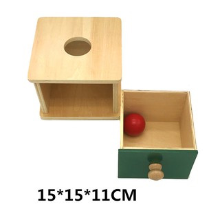 Giáo Cụ Montessori - Thả Bóng Hộp Vuông