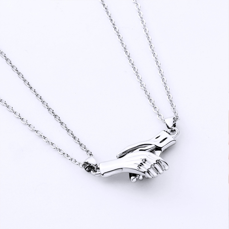 Flgo Set 2 Vòng cổ Mặt Hình Bàn Tay Cho Cặp Đôi