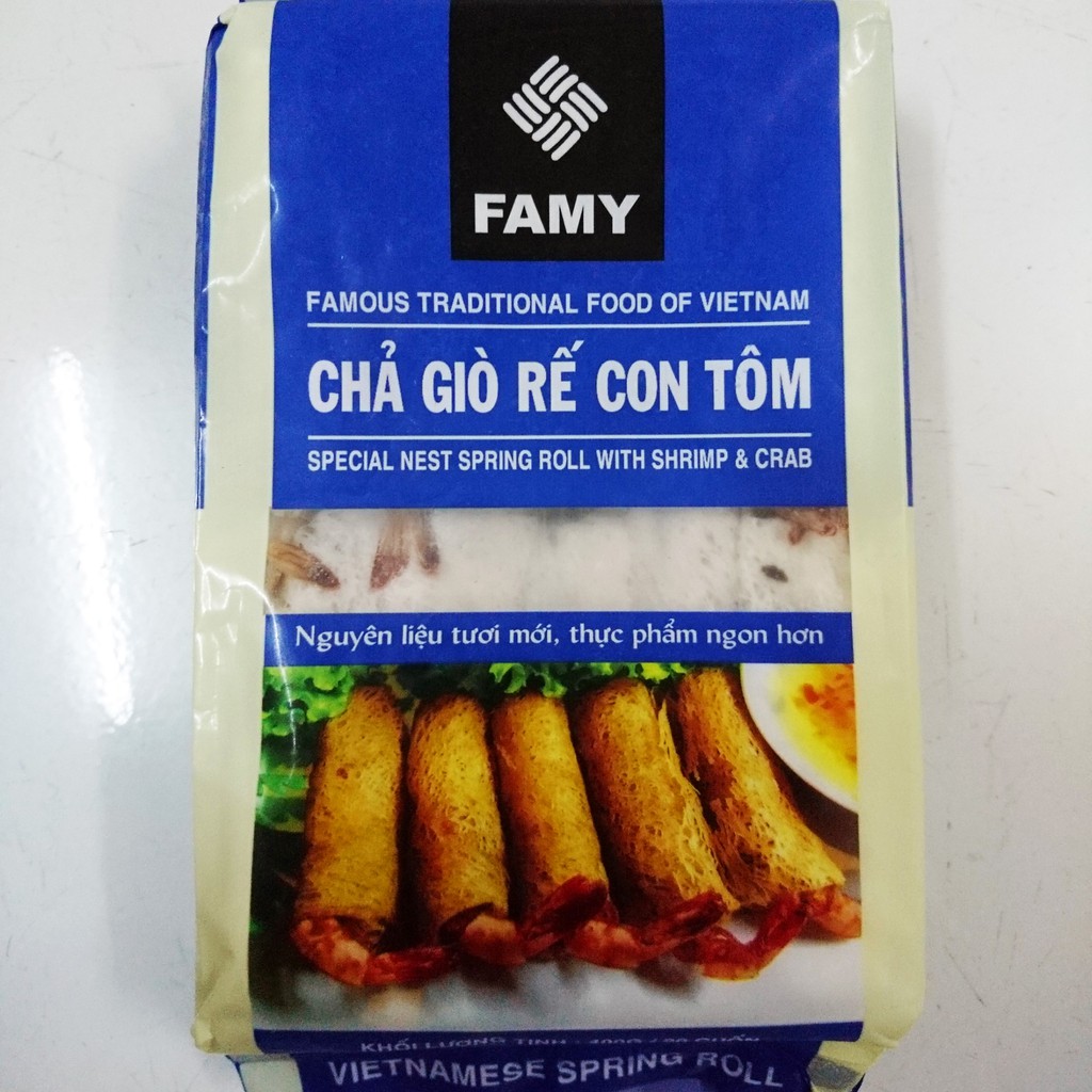 Chả giò rế con tôm Famy 500g