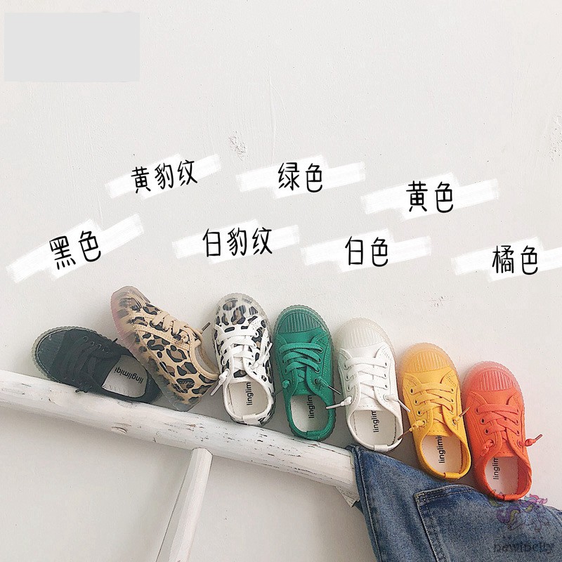 Giày thể thao vải canvas thoáng khí phong cách Hàn Quốc thời trang năng động cho bé