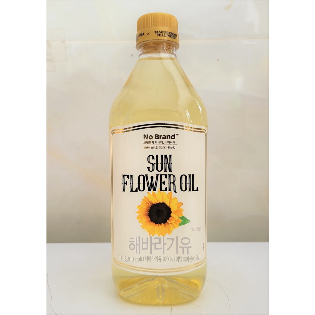 [Chai 1 Lít] DẦU HƯỚNG DƯƠNG NGUYÊN CHẤT [Italia] NO BRAND Sunflower Oil