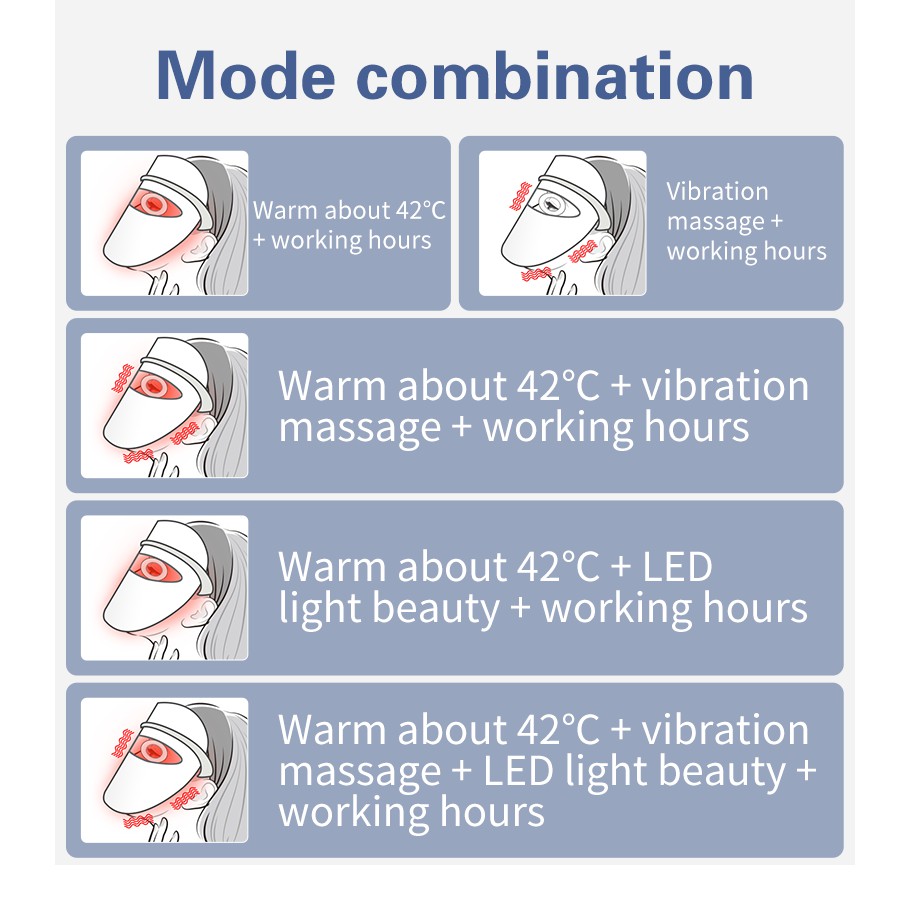 [Mã FMCG100K - 10% đơn 500K] Mặt nạ đèn LED ANLAN 3 màu hỗ trợ giảm mụn và nếp nhăn | BigBuy360 - bigbuy360.vn
