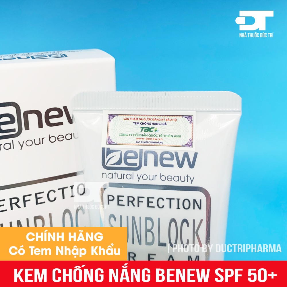 Kem Chống Nắng Kiềm Dầu Lên Tone Không Nhờn Dính BENEW 50ml SPF 50 PA +++ - [CHÍNH HÃNG]