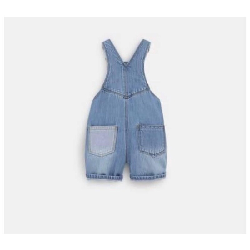 Yếm jean mềm ZR 9/12m-3/4y