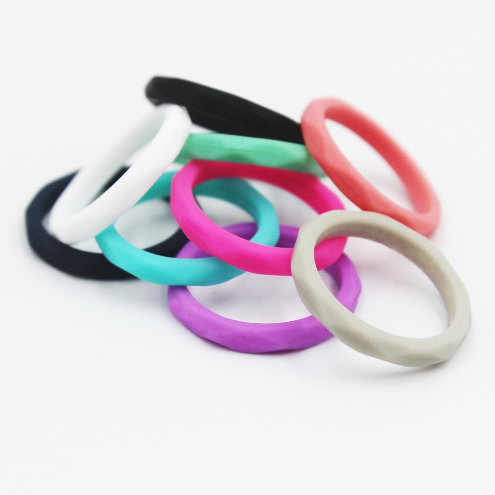 1 Nhẫn Silicone Dẻo Chất Lượng Cao Không Gây Dị Ứng Cho Nữ
