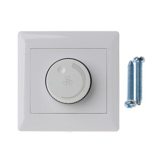 220V Adjustment Ceiling Fan Speed Control Switch Wall Button Dimmer Switch