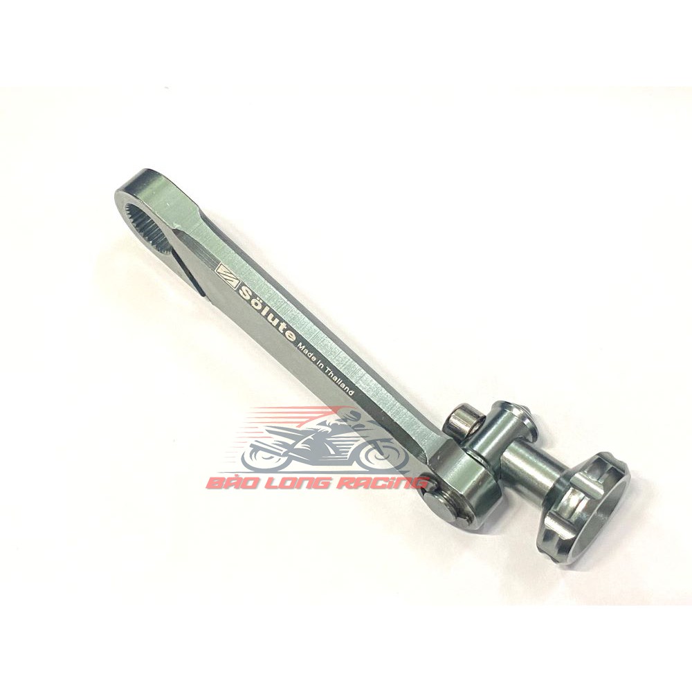 Pát thắng Nhôm CNC hàng Thái màu XÁM KHÓI gắn xe máy Wave,Dream,Sirius,Exciter