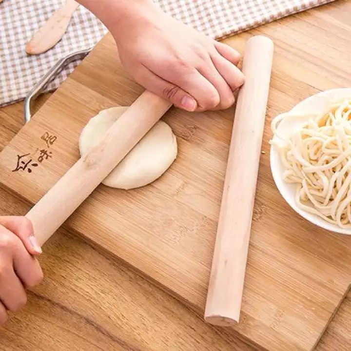 Cây cán, lăn bột làm bánh bằng gỗ đa năng