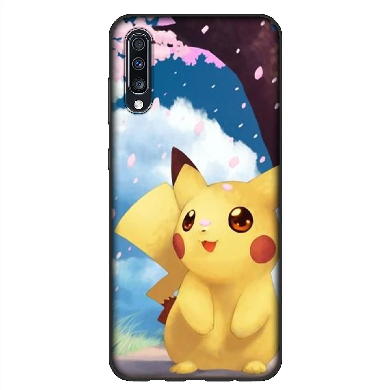 Soft Silicone Samsung Galaxy Note 20 Ultra 10 Plus Lite 9 8 A11 A51 A71 + Phone Case Pokémon Pikachu Casing