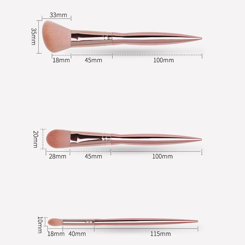 12Pcs Makeup Brush Sets Professional Cosmetics Brushes Make Up Tools