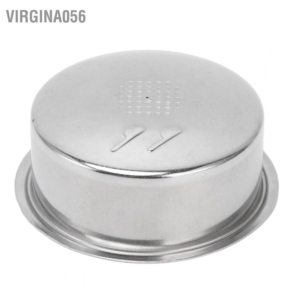 Virgina056 Stainless Steel Coffee 2 Cup Pressurized Filter Basket Strainer