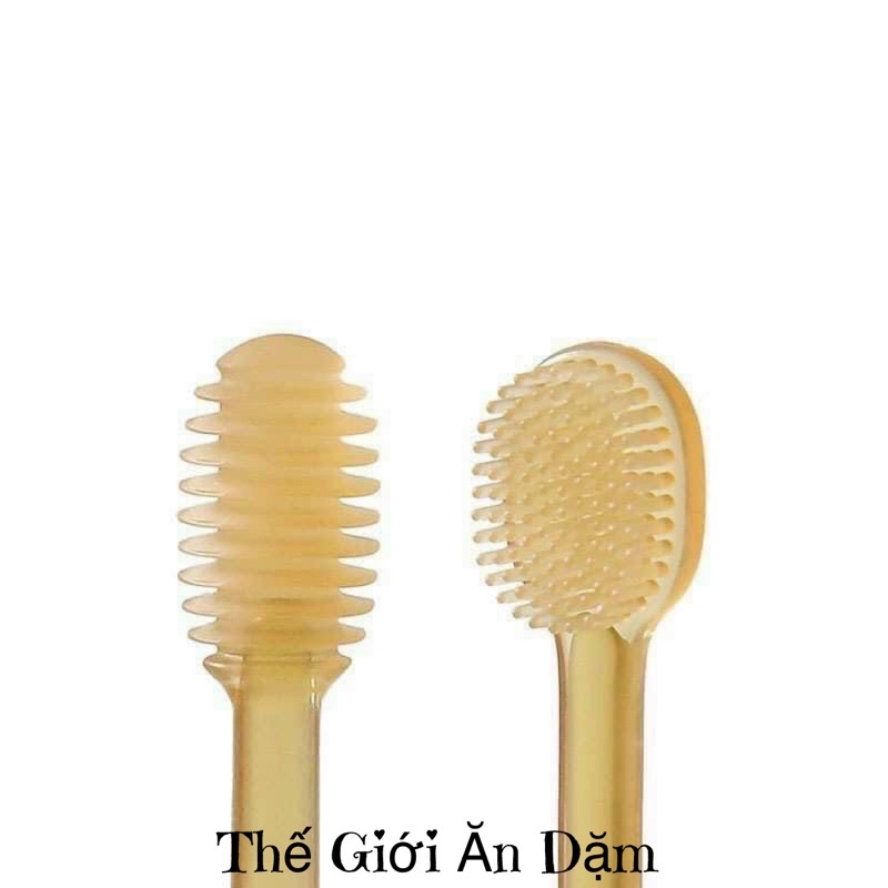 Set Bàn Chải Và Rơ Lưỡi Silicon Cho Bé