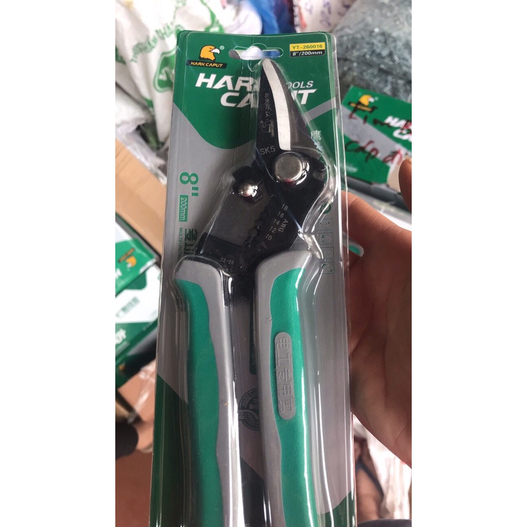 Kéo cắt tôn hark CAPUT, kéo cắt Tôn vát chéo hàng CHÍNH HÃNG