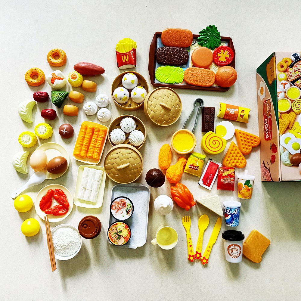 Bộ Đồ Chơi Nấu Ăn Dimsum 88 Chi Tiết Cho Bé Tập Làm Bếp