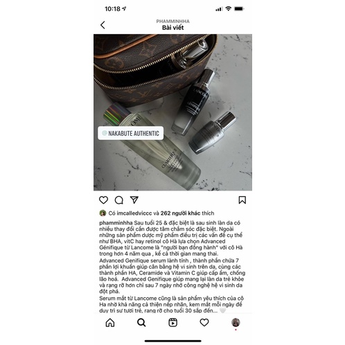 SERUM ĐEN LANCOME 30ml và 100ml HÀNG CHÍNH HÃNG