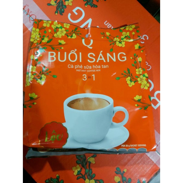 Cà Phê buổi sáng [480g] (24 gói x 20g) / Cà Phê sữa hòa tan 3 trong 1 / cà phê Good Morning / Instant coffee mix 3 in 1 | BigBuy360 - bigbuy360.vn