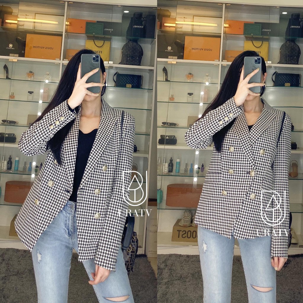 [FREESHIP - ẢNH THẬT] Áo BLAZER 2 HÀNG KHUY MNG xuất dư | BigBuy360 - bigbuy360.vn