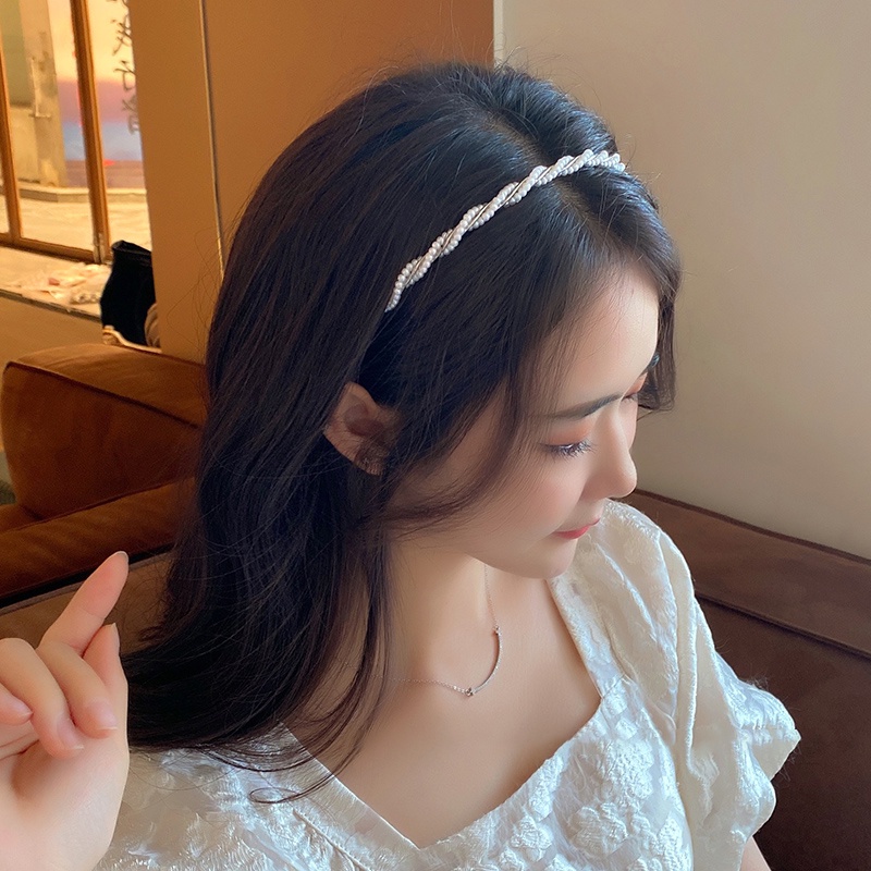 Cài Tóc Đính Ngọc Trai Phong Cách Retro Thời Trang Hàn Quốc Dễ Thương