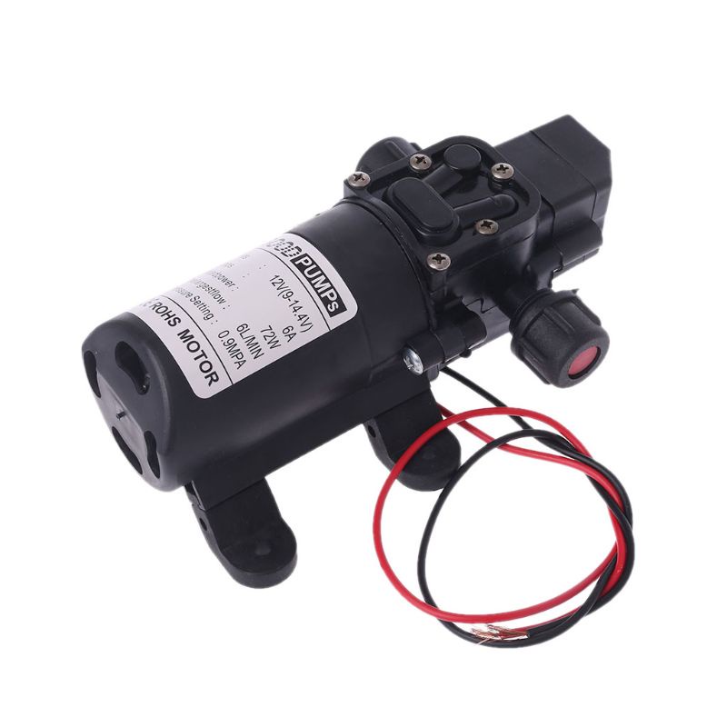 Máy Bơm Nước Áp Suất Cao DC 12V 130PSI 6L 70W