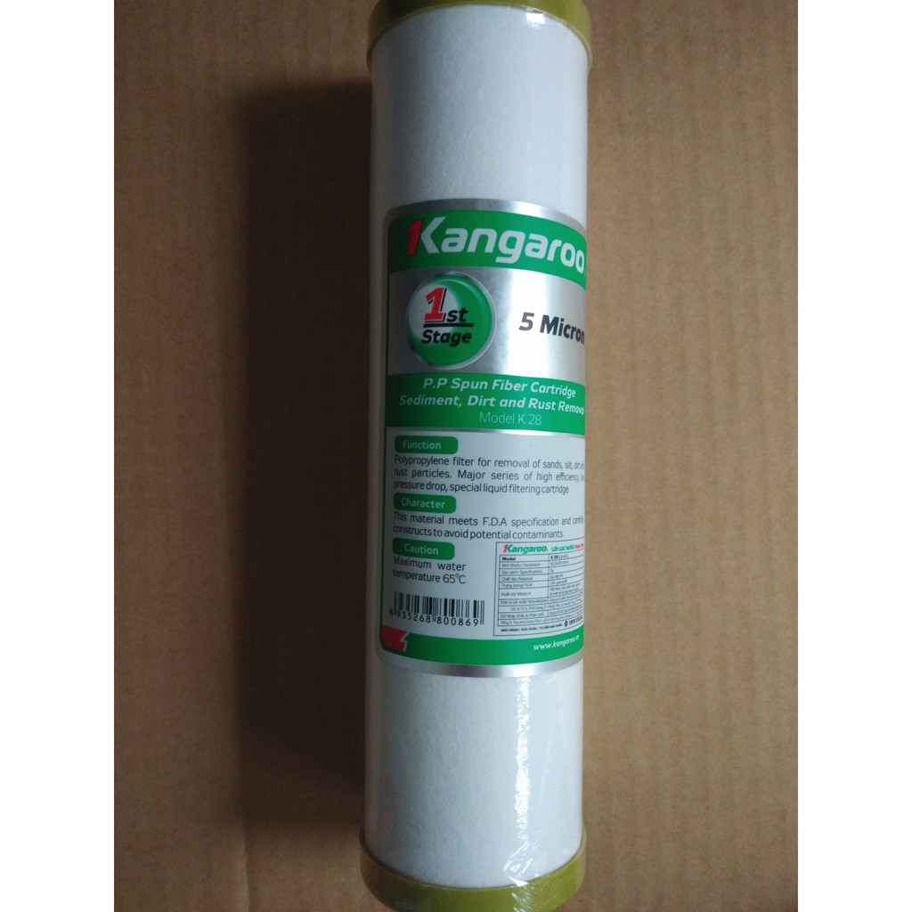 BỘ 3 LÕI LỌC 123 MÁY RO KANGAROO CHÍNH HÃNG GIÁ TỐT - HIZA | BigBuy360 - bigbuy360.vn