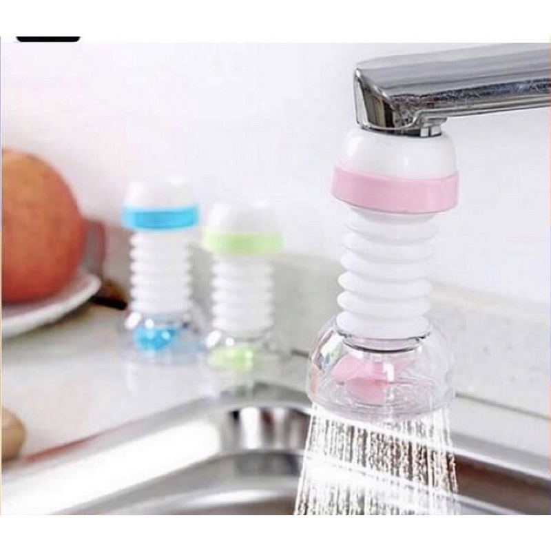 Đầu nối vòi rửa bát lò xo xoay 360 độ phù hợp tất cả các loại vòi