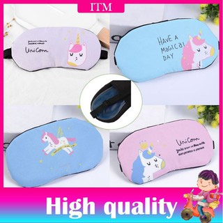 kỳ lân Bịt Mắt Che Mắt Ngủ Có Túi Gel Massage