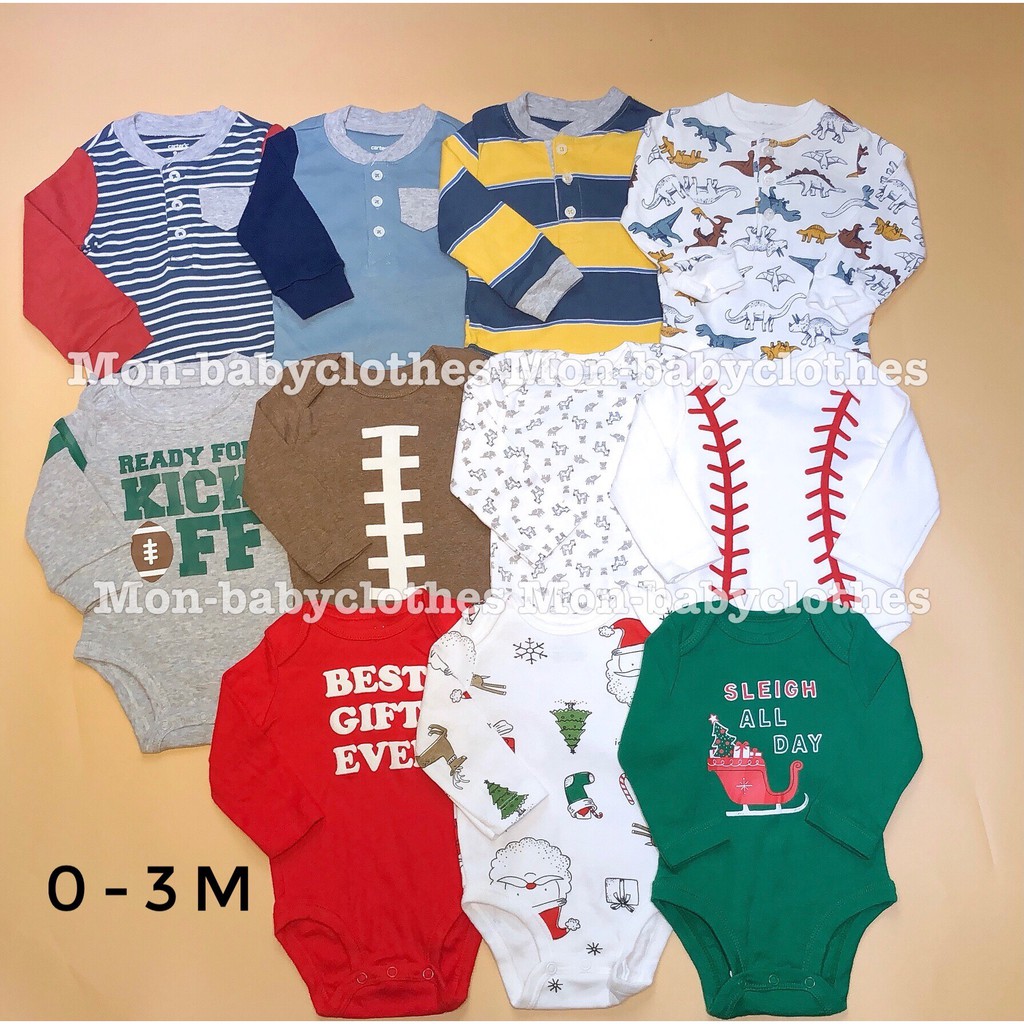 BODY chip dài tay 0-3 tháng