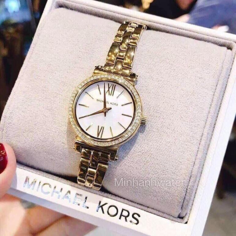 (Sale) Sale Đồng hồ nữ Michael kors Mk3833, MK3834 nhỏ (có hình thật)