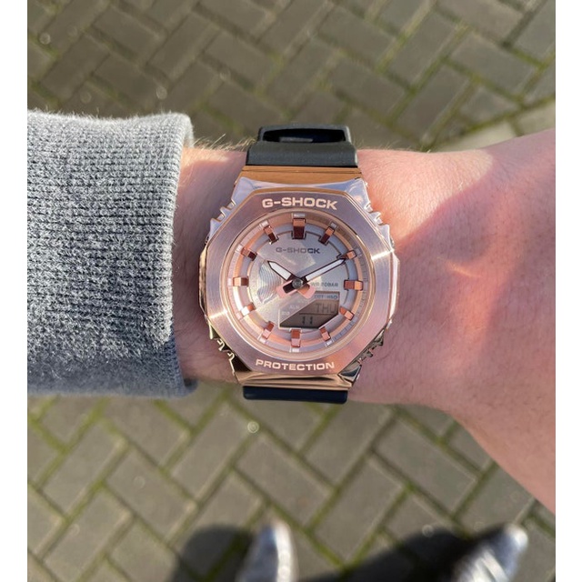 Đồng Hồ Nữ Dây Nhựa Casio G-Shock GM-S2100PG-1A4DR Chính Hãng GM-S2100PG-1A4