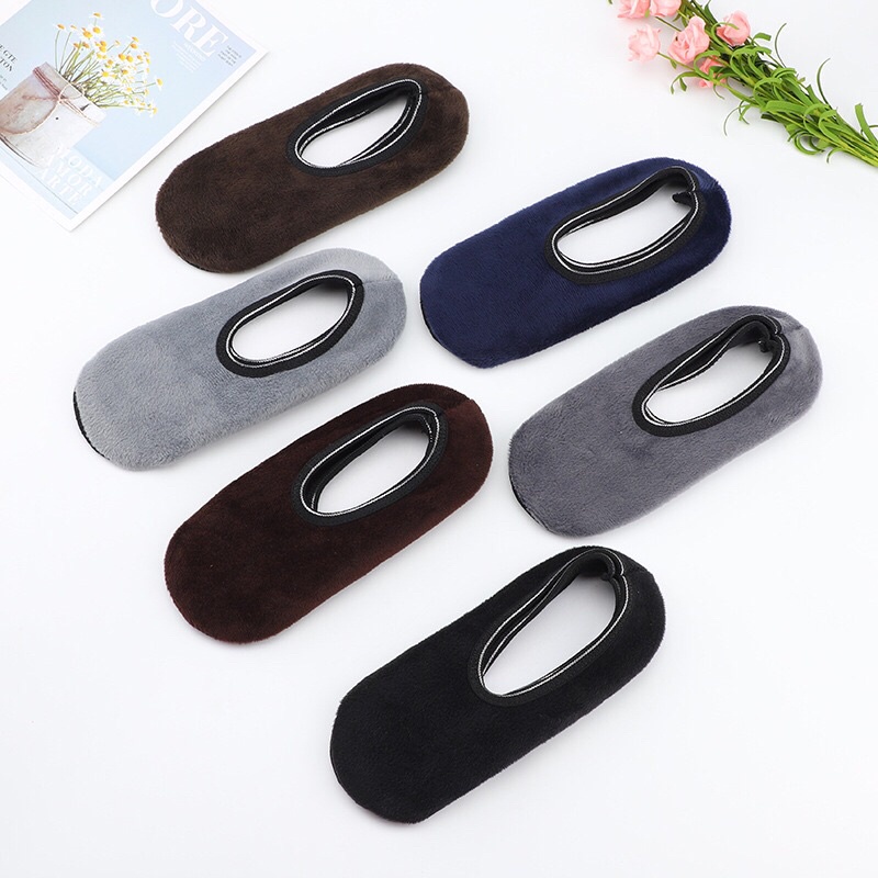 Tất Hài Đi Trong Nhà Chống Trơn Một Màu