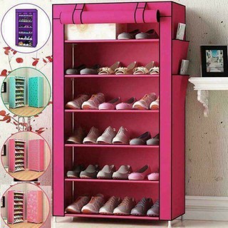 Tủ Vải Để Giày Dép 6 Tầng 6 Ngăn
