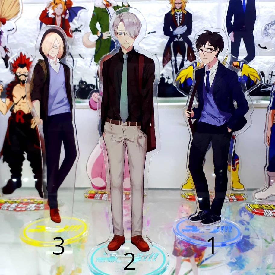 Mô Hình Standee acrylic anime hình Yuri on Ice