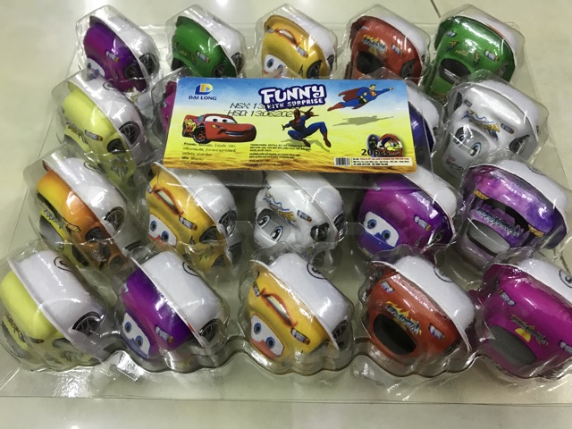 Kẹo trứng socola xe hơi Funny Đại Long